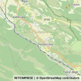 Mappa Fontecchio