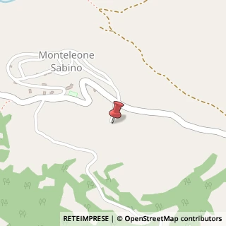 Mappa Via degli Ulivi, 2, 02033 Monteleone Sabino, Rieti (Lazio)