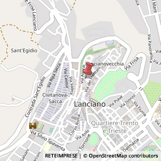 Mappa Largo Tappia, 7, 66034 Lanciano, Chieti (Abruzzo)