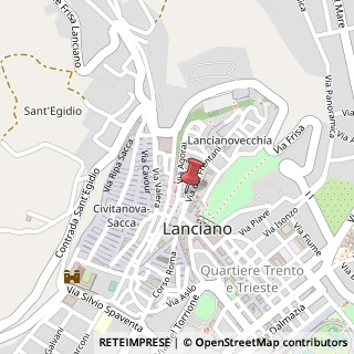 Mappa Piazza del Plebiscito, 57, 66034 Lanciano, Chieti (Abruzzo)