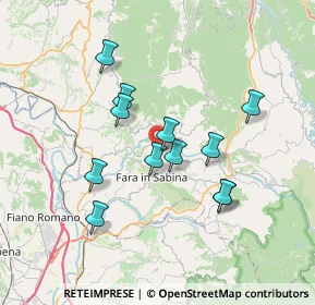 Mappa 02031 Castelnuovo di Farfa RI, Italia (6.51083)