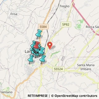 Mappa Via Umberto Cipollone, 66034 Lanciano CH, Italia (1.5)