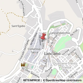 Mappa Piazza Giuseppe Garibaldi, n 1, 66034 Lanciano, Chieti (Abruzzo)