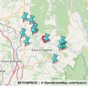 Mappa Via S. Maria, 02031 Castelnuovo di Farfa RI, Italia (6.69167)