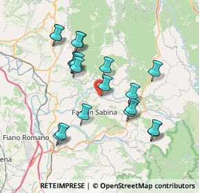 Mappa Via S. Maria, 02031 Castelnuovo di Farfa RI, Italia (7.39105)