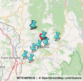 Mappa Via S. Maria, 02031 Castelnuovo di Farfa RI, Italia (5.09091)