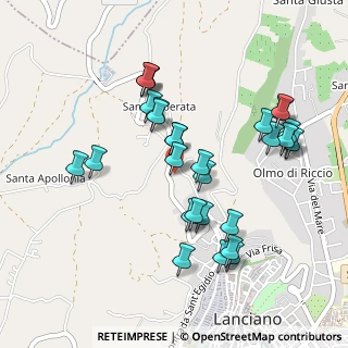 Mappa Contrada Santa Liberata, 66034 Lanciano CH, Italia (0.50276)