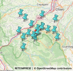 Mappa 65020 Lettomanoppello PE, Italia (5.81389)