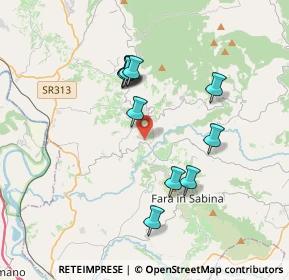 Mappa Via Rovane, 02034 Montopoli di Sabina RI, Italia (3.43273)