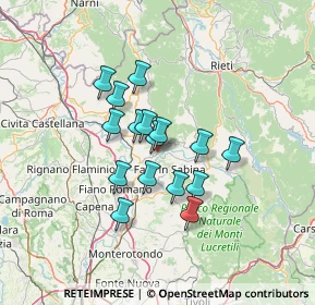 Mappa Via Rovane, 02034 Montopoli di Sabina RI, Italia (10.58563)