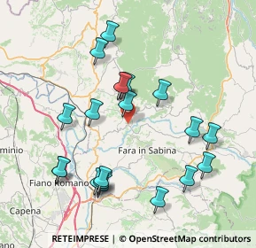Mappa Via Rovane, 02034 Montopoli di Sabina RI, Italia (8.27)