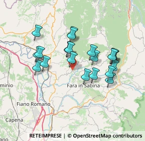 Mappa Via Rovane, 02034 Montopoli di Sabina RI, Italia (6.6315)