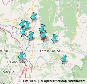 Mappa Via Rovane, 02034 Montopoli di Sabina RI, Italia (6.32923)