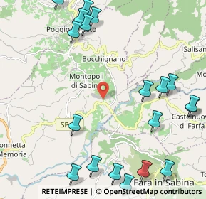 Mappa Via Rovane, 02034 Montopoli di Sabina RI, Italia (3.0995)