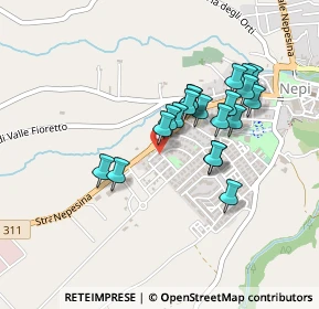 Mappa SS311, 01036 Nepi VT, Italia (0.3905)