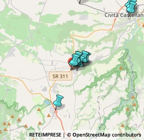 Mappa SS311, 01036 Nepi VT, Italia (3.83143)