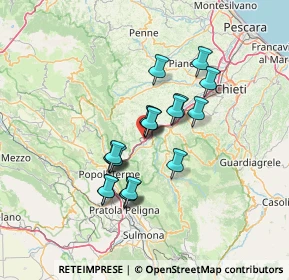 Mappa Strada Provinciale Madonna degli Angeli, 65029 Torre De' Passeri PE, Italia (11.21)