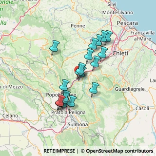 Mappa Strada Provinciale Madonna degli Angeli, 65029 Torre De' Passeri PE, Italia (12.5185)