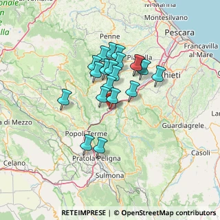 Mappa Strada Provinciale Madonna degli Angeli, 65029 Torre De' Passeri PE, Italia (11.3895)