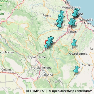 Mappa Strada Provinciale Madonna degli Angeli, 65029 Torre De' Passeri PE, Italia (18.7265)