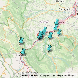 Mappa Strada Provinciale Madonna degli Angeli, 65029 Torre De' Passeri PE, Italia (5.83353)