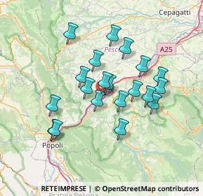 Mappa Strada Provinciale Madonna degli Angeli, 65029 Torre De' Passeri PE, Italia (6.3715)