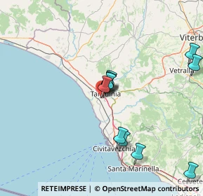 Mappa Via Enrico Fermi, 01016 Tarquinia VT, Italia (15.08182)