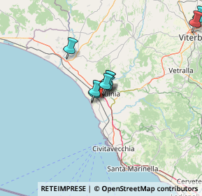 Mappa Via Enrico Fermi, 01016 Tarquinia VT, Italia (20.8675)