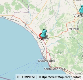 Mappa Via Enrico Fermi, 01016 Tarquinia VT, Italia (50.854)