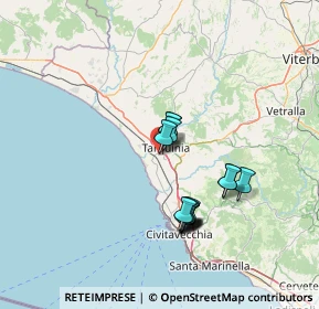 Mappa Via Enrico Fermi, 01016 Tarquinia VT, Italia (12.656)