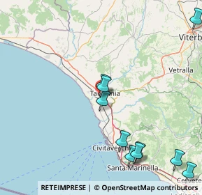 Mappa Via Enrico Fermi, 01016 Tarquinia VT, Italia (25.37308)