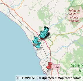 Mappa Via Enrico Fermi, 01016 Tarquinia VT, Italia (2.388)