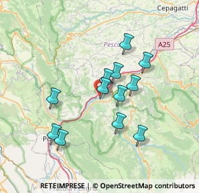 Mappa Contrada S. Clemente, 65020 Castiglione a Casauria PE, Italia (6.39583)