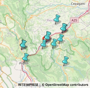 Mappa Contrada S. Clemente, 65020 Castiglione a Casauria PE, Italia (6.08917)