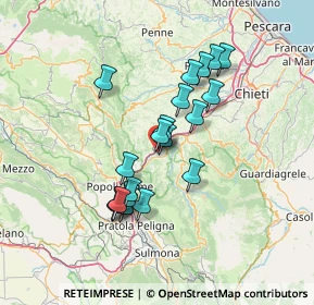 Mappa Contrada S. Clemente, 65020 Castiglione a Casauria PE, Italia (12.4325)