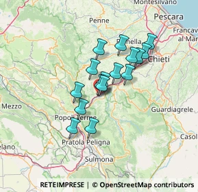 Mappa Contrada S. Clemente, 65020 Castiglione a Casauria PE, Italia (10.3775)