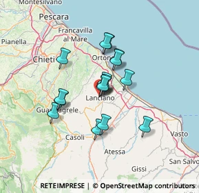 Mappa Via Valera, 66034 Lanciano CH, Italia (10.45438)