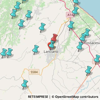 Mappa Via Valera, 66034 Lanciano CH, Italia (6.505)