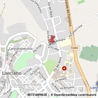 Mappa Via Panoramica, 6, 66034 Lanciano, Chieti (Abruzzo)