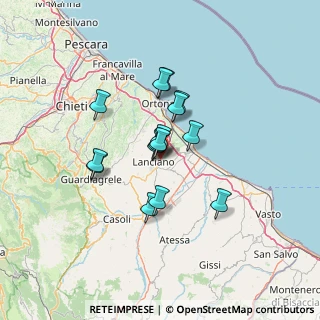 Mappa Via Gabriele D'Annunzio, 66034 Lanciano CH, Italia (10.23)