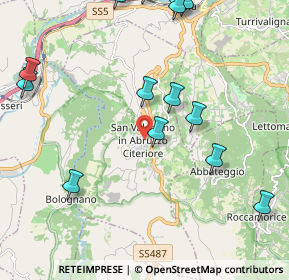 Mappa Via Giacomo Matteotti, 65020 San Valentino In Abruzzo Citeriore PE, Italia (2.71)