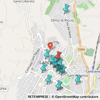 Mappa Via del Ghetto, 66034 Lanciano CH, Italia (0.59438)