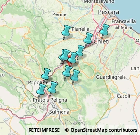 Mappa SS 487, 65020 San Valentino In Abruzzo Citeriore PE, Italia (10.72769)