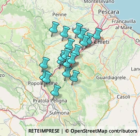 Mappa SS 487, 65020 San Valentino In Abruzzo Citeriore PE, Italia (9.8495)