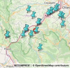 Mappa SS 487, 65020 San Valentino In Abruzzo Citeriore PE, Italia (8.988)