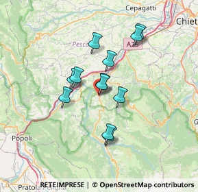 Mappa SS 487, 65020 San Valentino In Abruzzo Citeriore PE, Italia (5.63333)