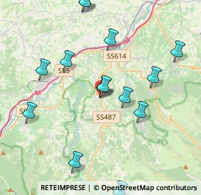 Mappa SS 487, 65020 San Valentino In Abruzzo Citeriore PE, Italia (4.91067)