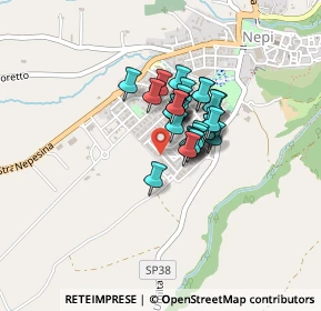 Mappa Via S. Pio V, 01036 Nepi VT, Italia (0.27241)