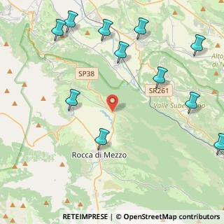 Mappa Via Candido Giuliani, 67048 Rocca di mezzo AQ, Italia (5.88091)