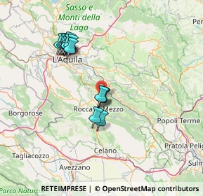 Mappa Via Candido Giuliani, 67048 Rocca di mezzo AQ, Italia (14.27933)